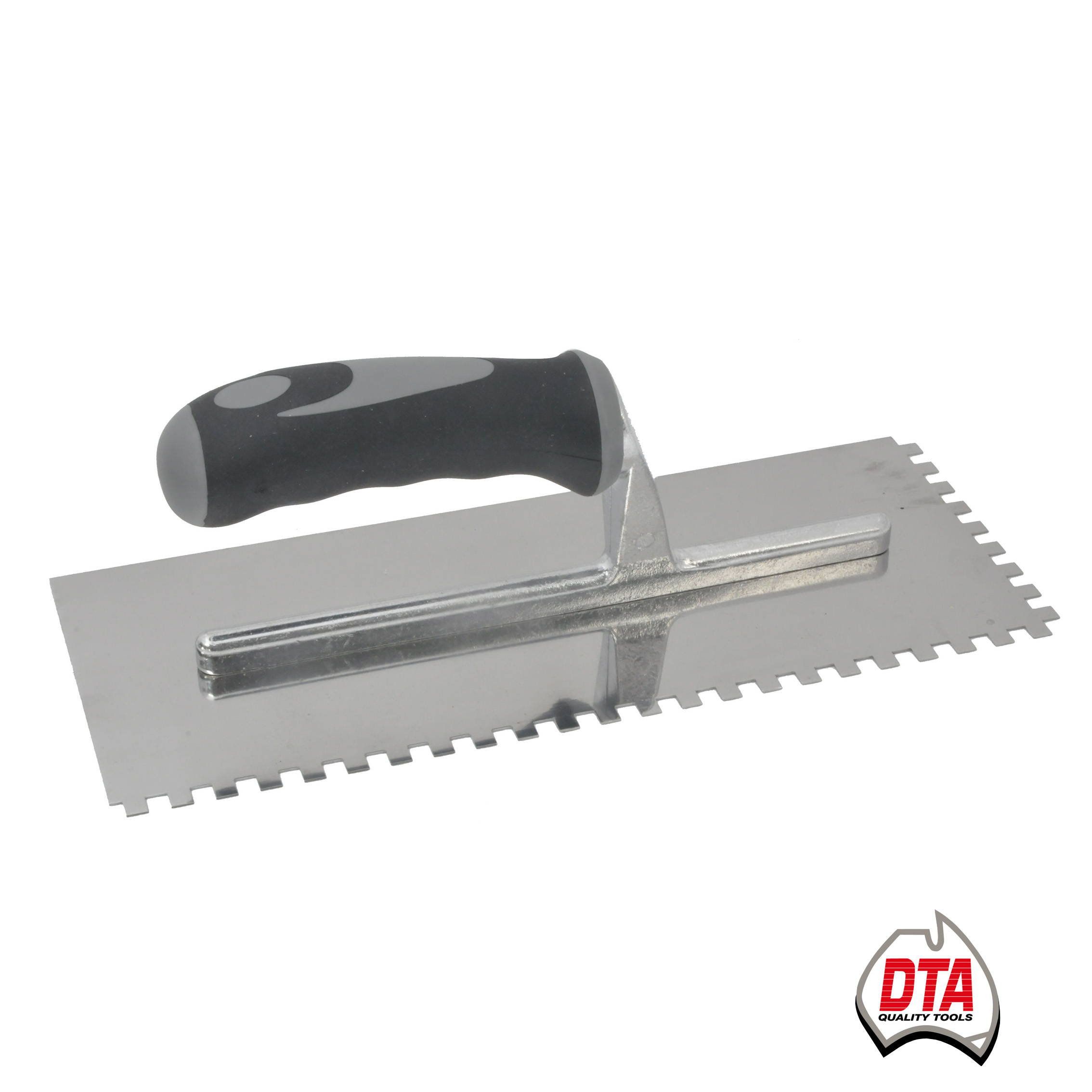 DTA Australia TROWEL S/STEEL ADHESIVE 6MM WITH RUBBER HANDLE