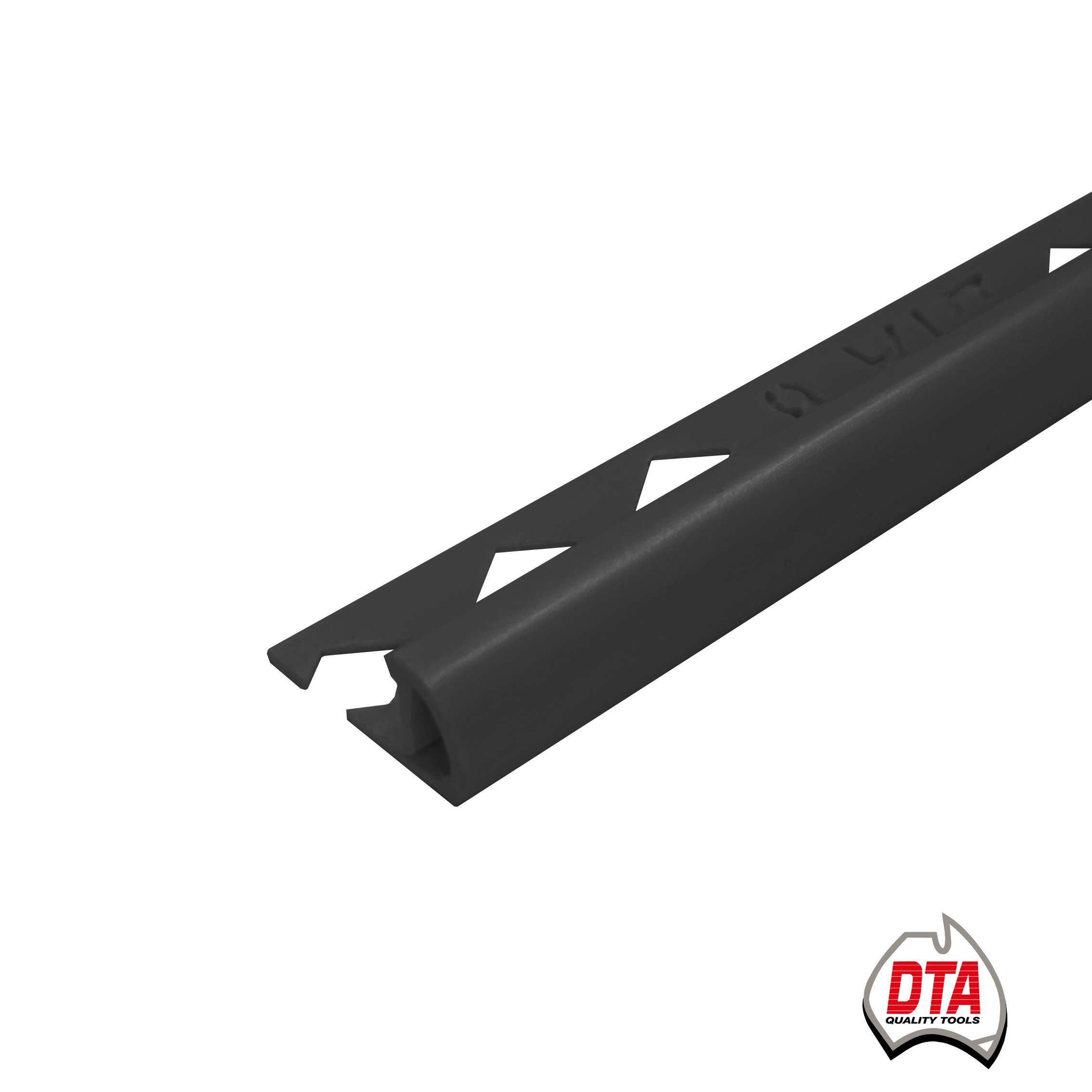 DTA Australia PVC TRADE TRIM 8MM x 2.5M BLACK