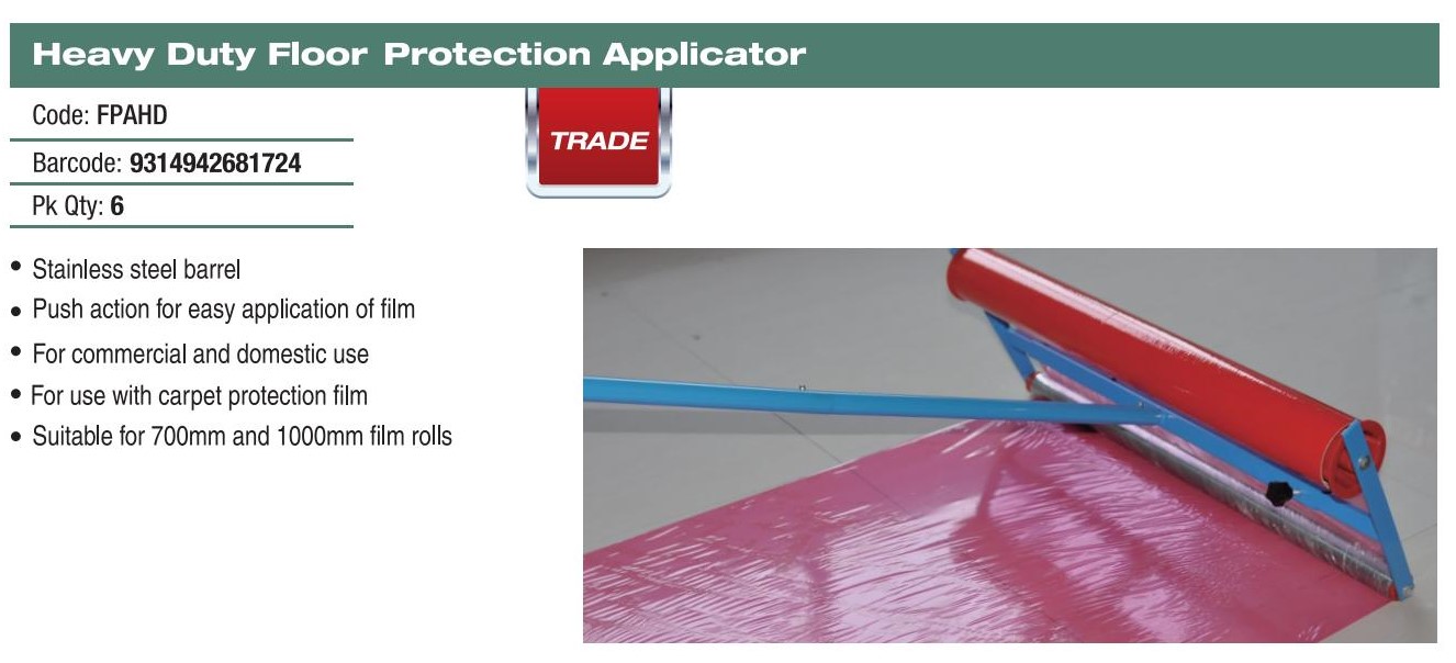 DTA Australia FLOOR PROTECTOR ROLLER APPLICATOR HEAVY DUTY