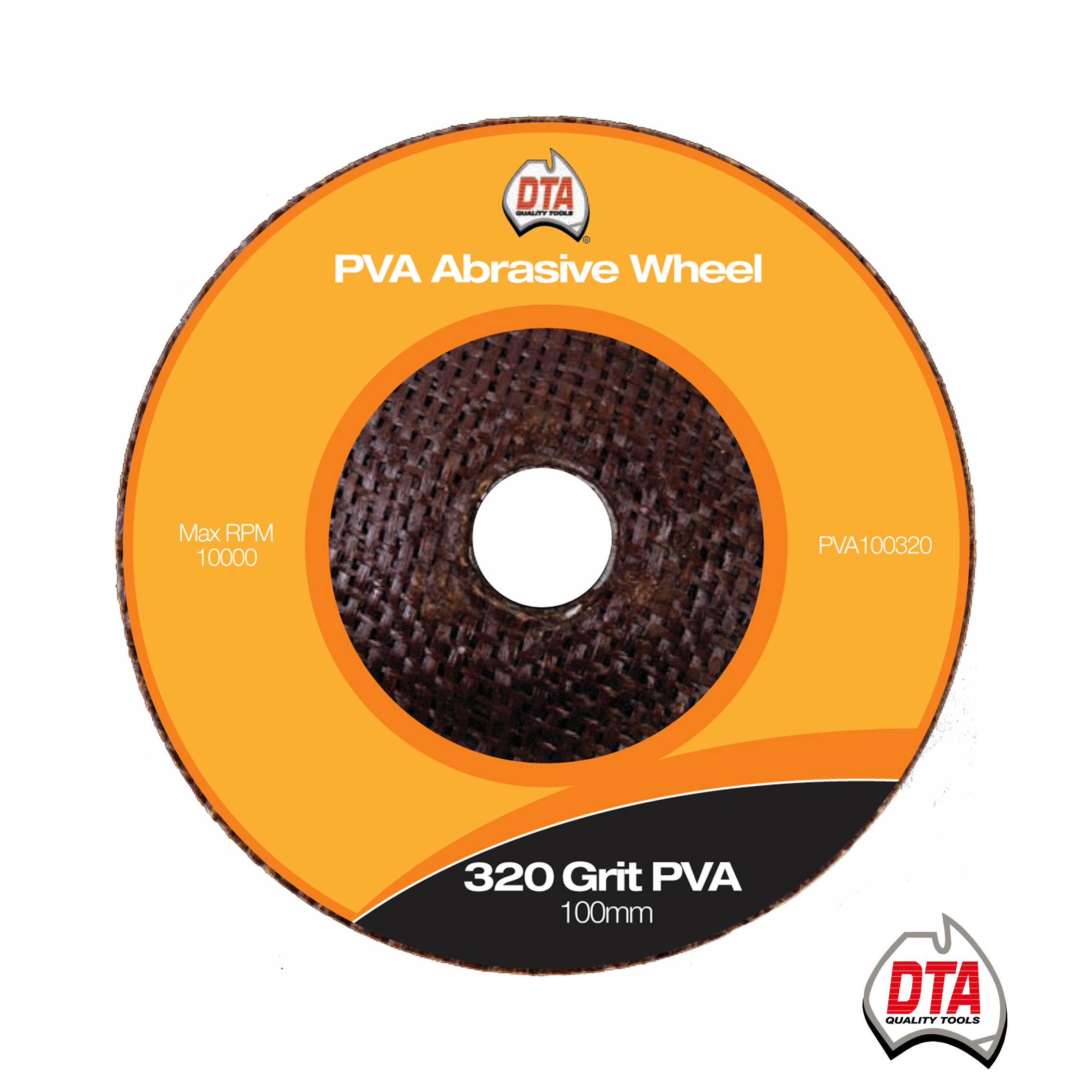 DTA Australia GRINDING/POLISHING DISC 320 GRIT 100MM